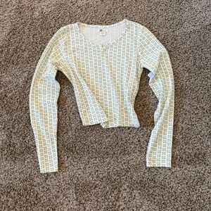 NWT Billabong Waffle Long Sleeve Tee